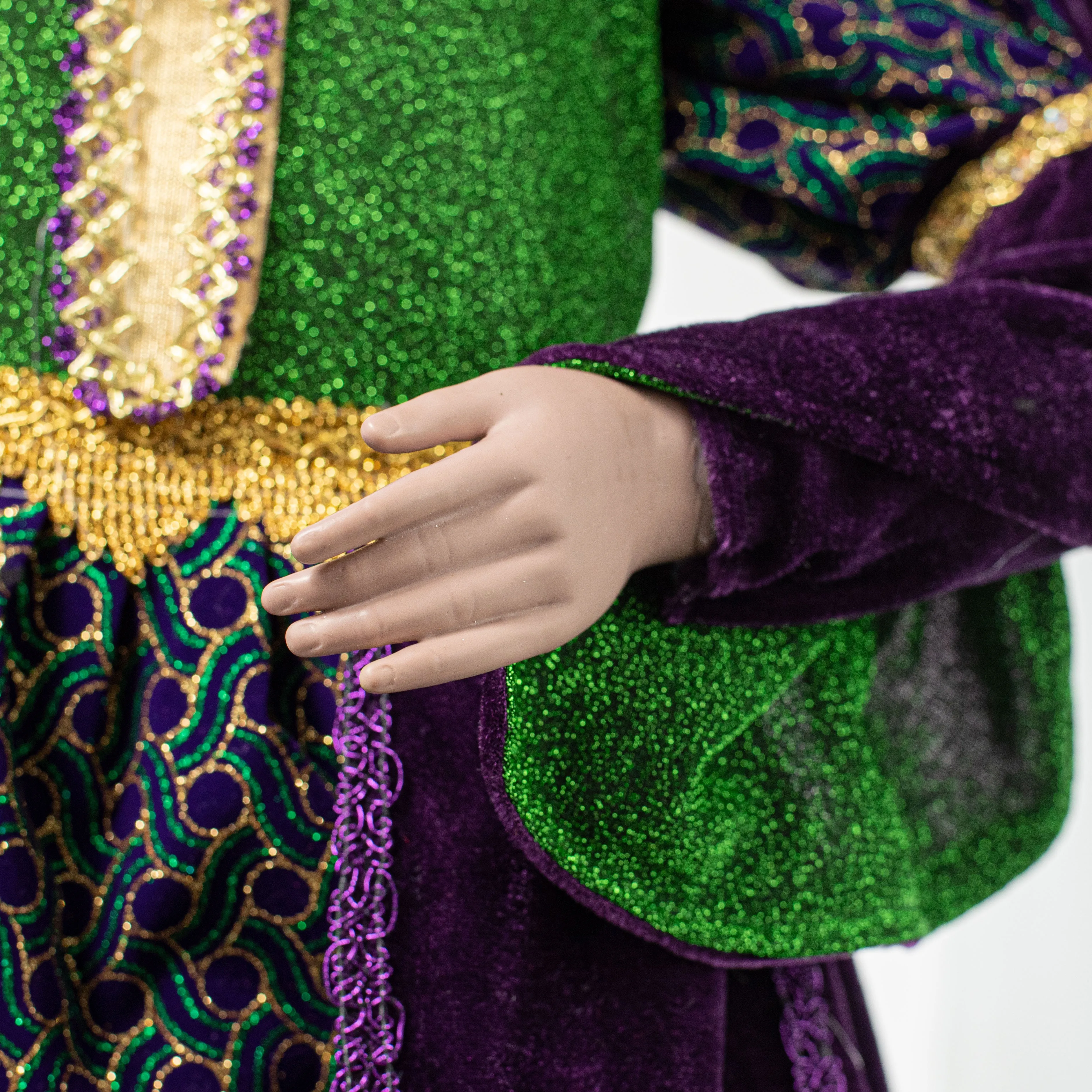 48" Standing Mardi Gras Jester Doll