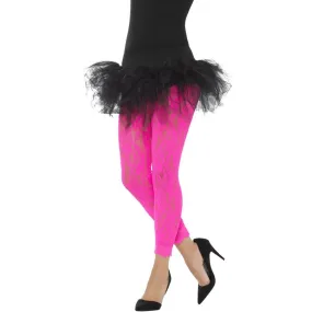 80's Pink Lace Leggings