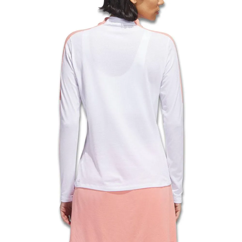 Adidas Longsleeve Golf Mock White - 23 Women
