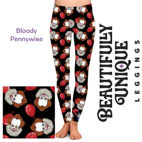 Adult Bloody Pennywise Leggings (Semi-Exclusive)