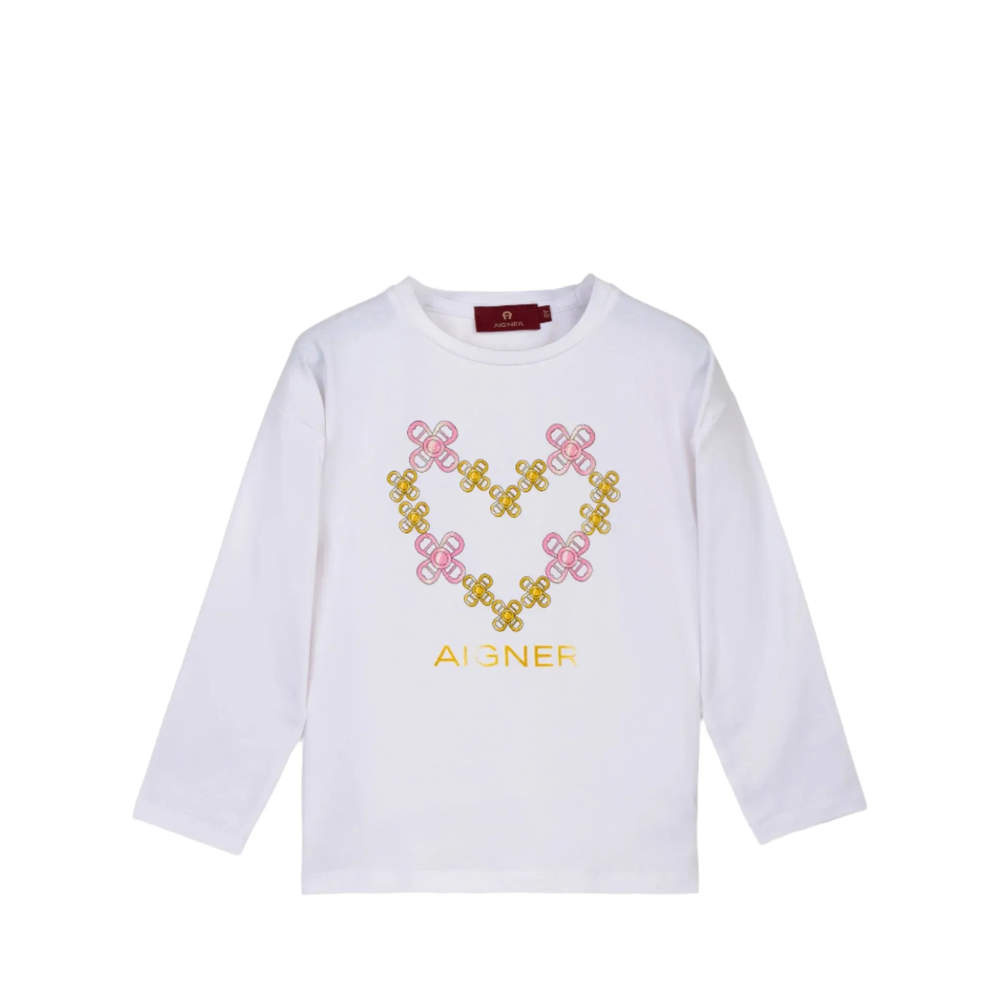 Aigner Kids Girl's Long Sleeve T-shirt