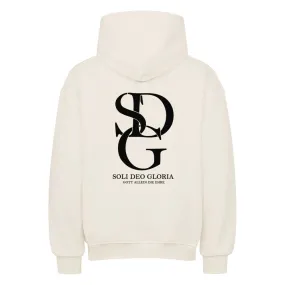 Aktion: Soli Deo Gloria Oversized Hoodie BackPrint