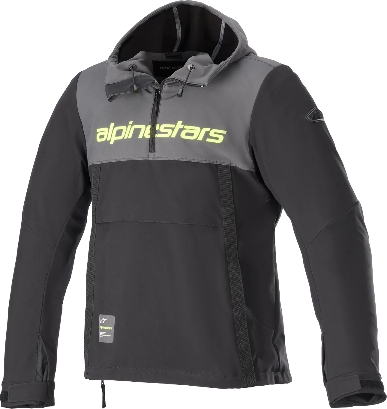 ALPINESTARS Sherpa Jacket - Black/Gray/Yellow - Small 4208123-9151-S