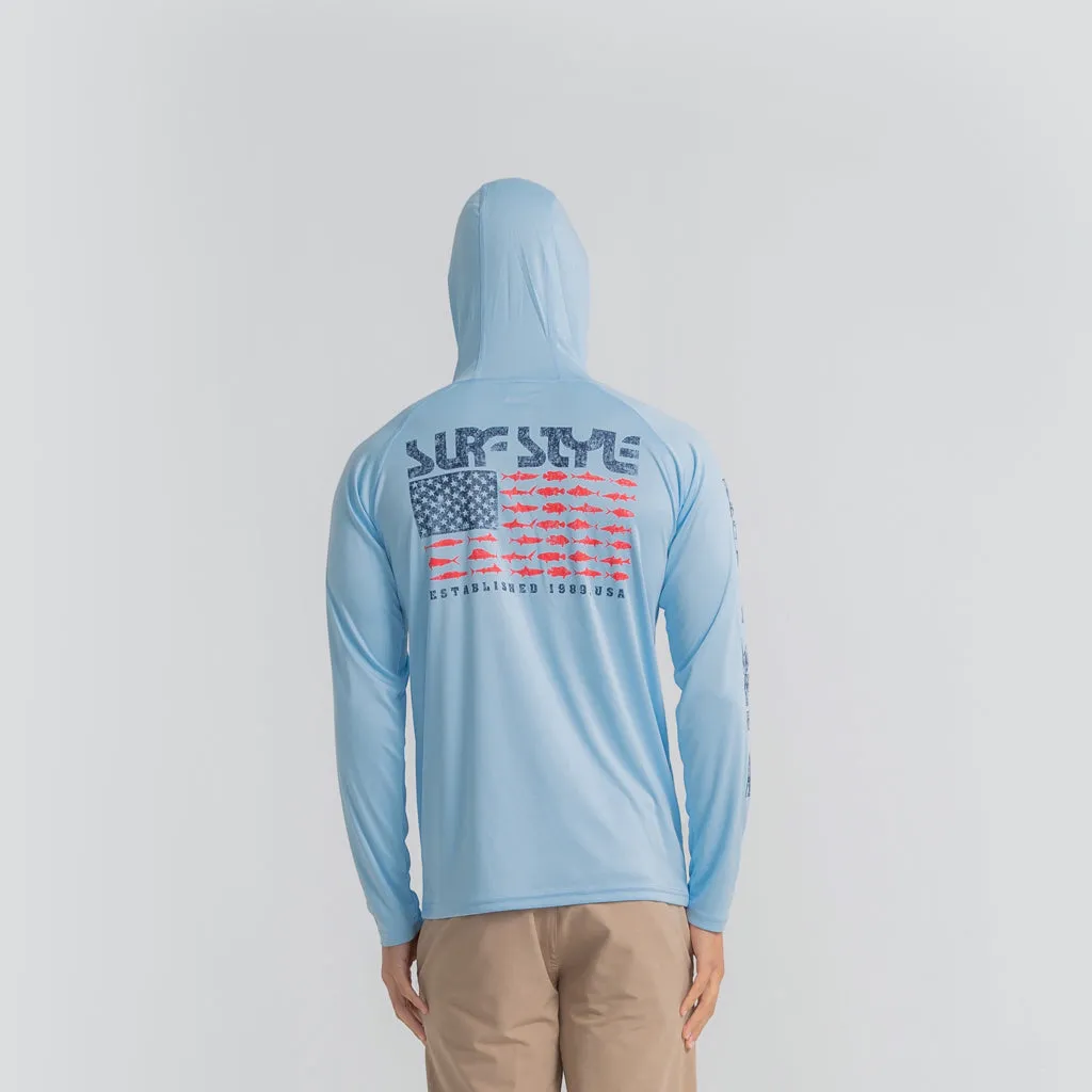 Amerifish Performance Hooded Tee