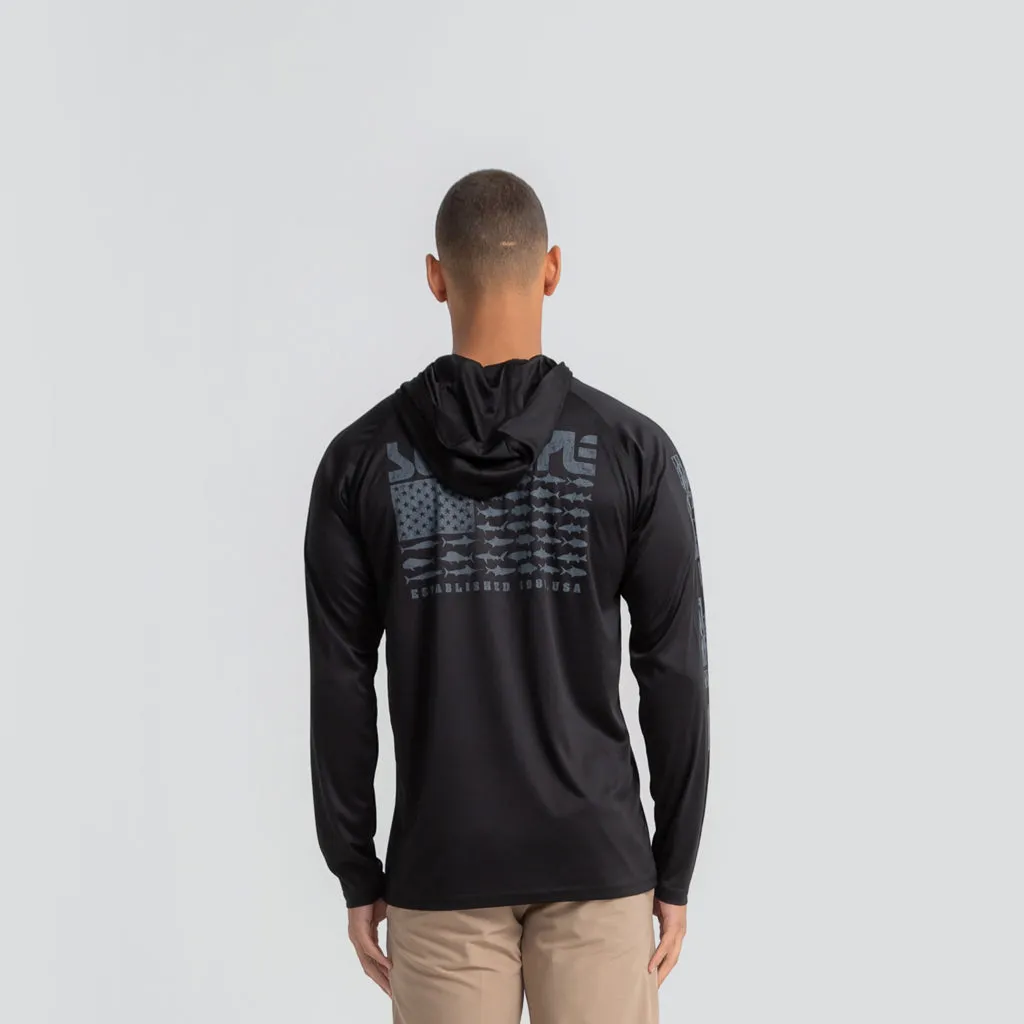 Amerifish Performance Hooded Tee