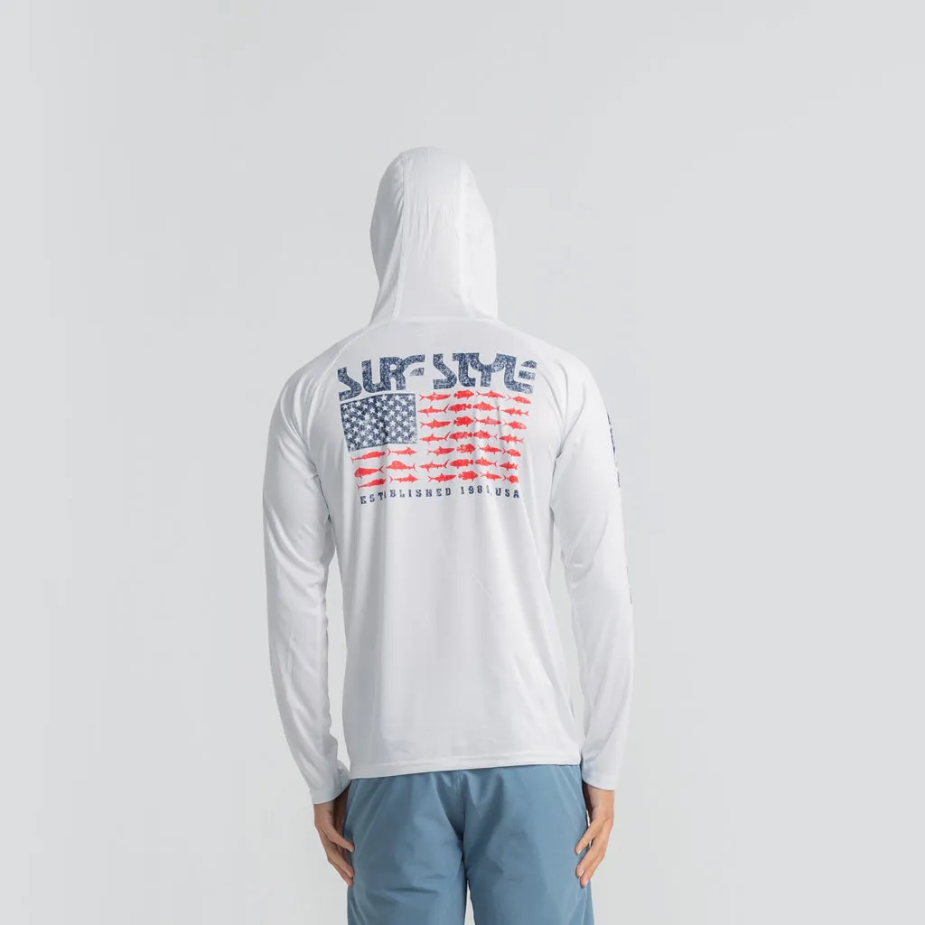 Amerifish Performance Hooded Tee