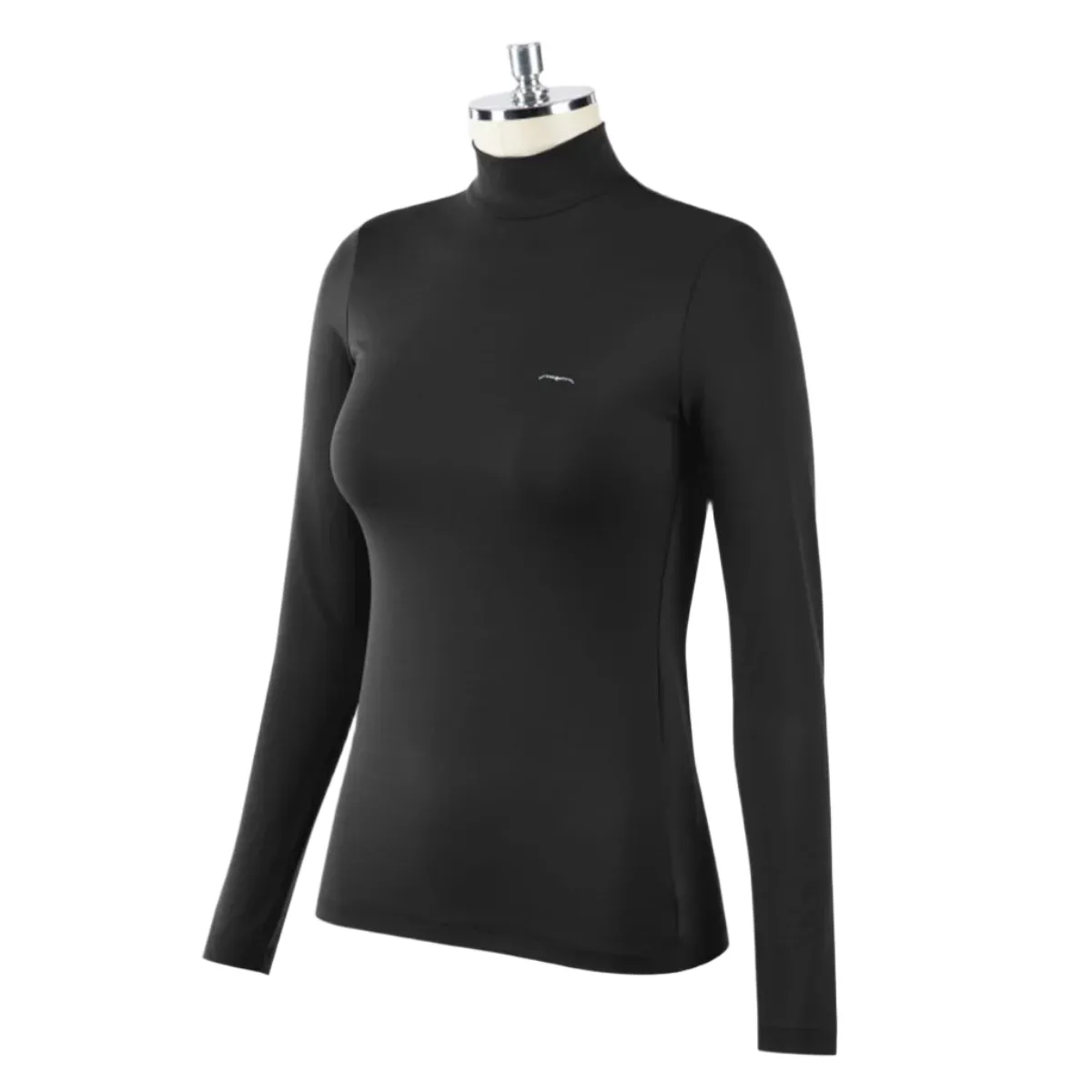 Animo Italia Dullip Woman's Turtle Neck, Black