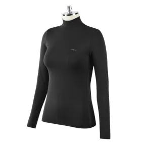 Animo Italia Dullip Woman's Turtle Neck, Black
