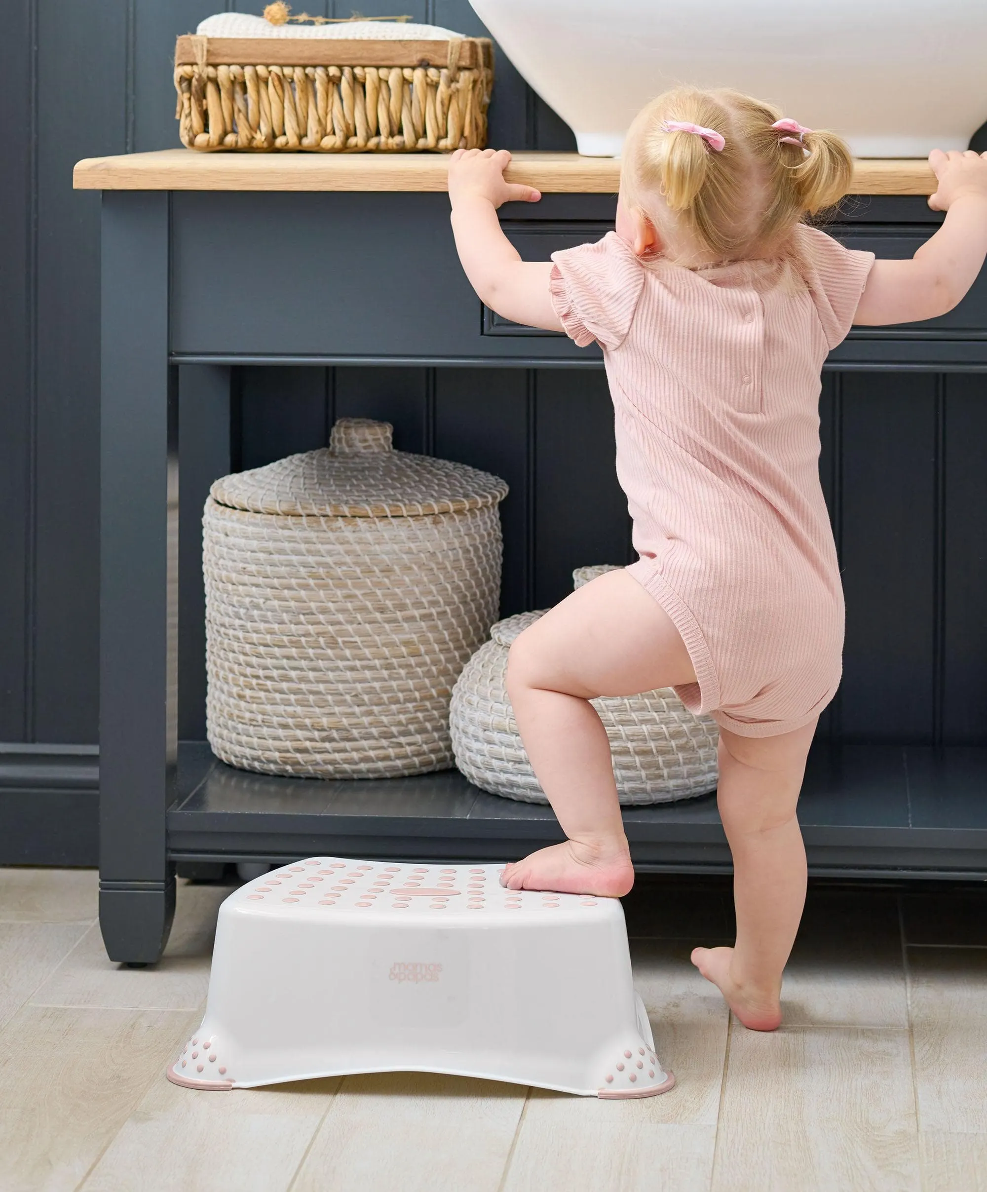 Anti Slip Step Up Stool – Blossom Pink