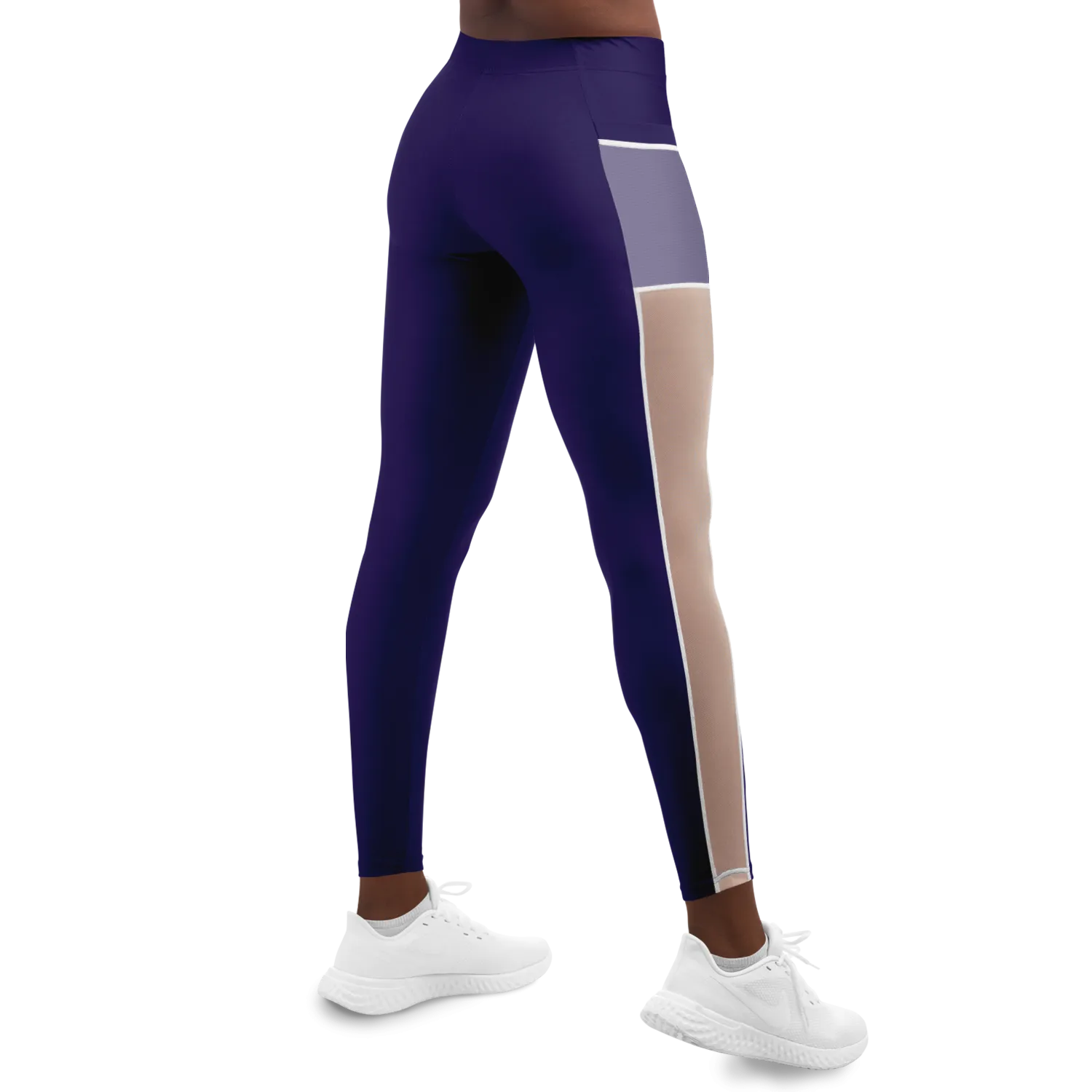 ATHLETIC APPARATUS NAVY WL V1 MESH POCKET LEGGING