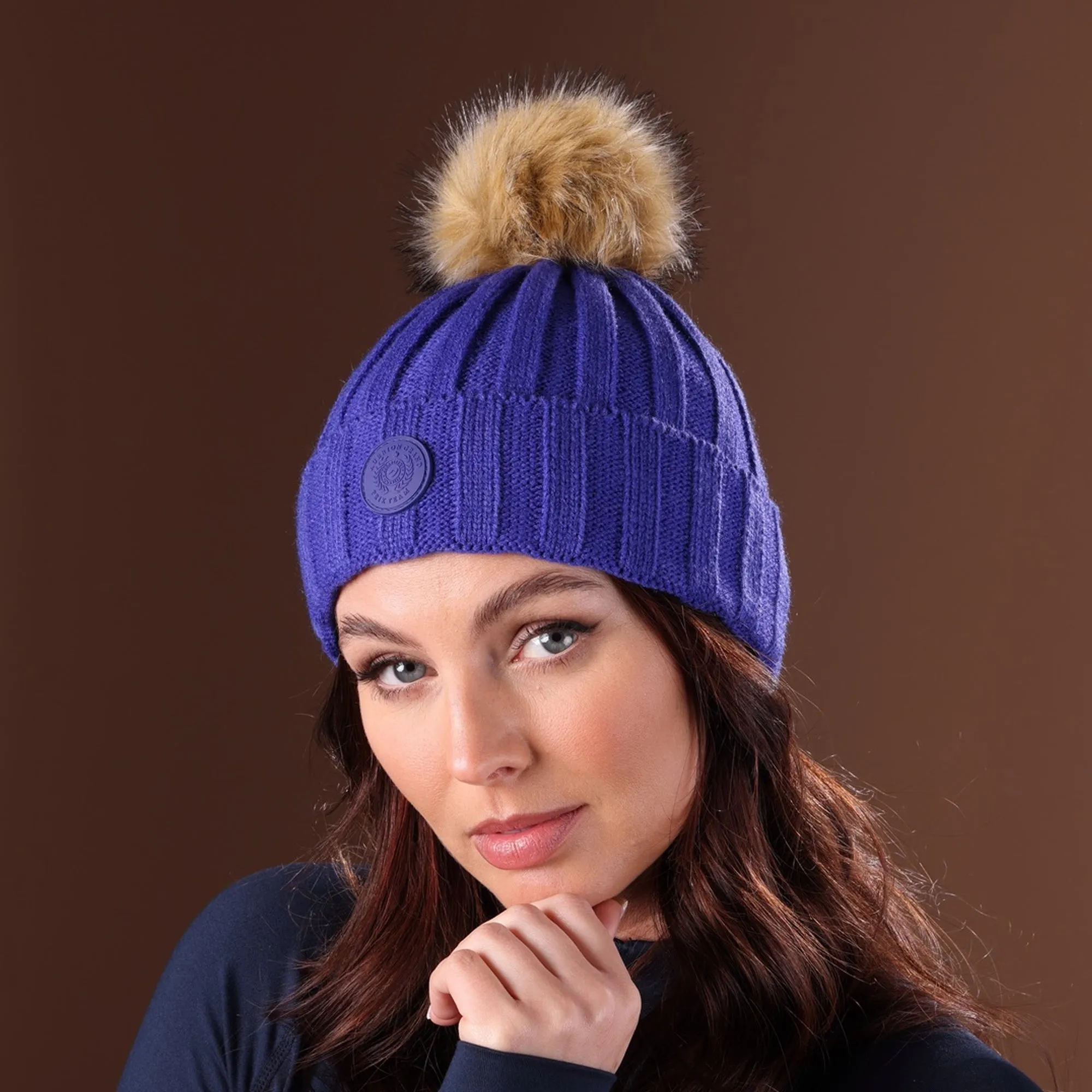 Aubrion Team Bobble Hat - Blue
