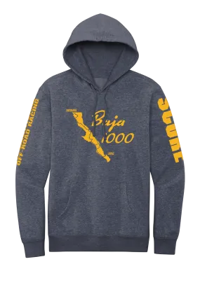 Baja Gold - Baja 1000 Course Map Hoodie