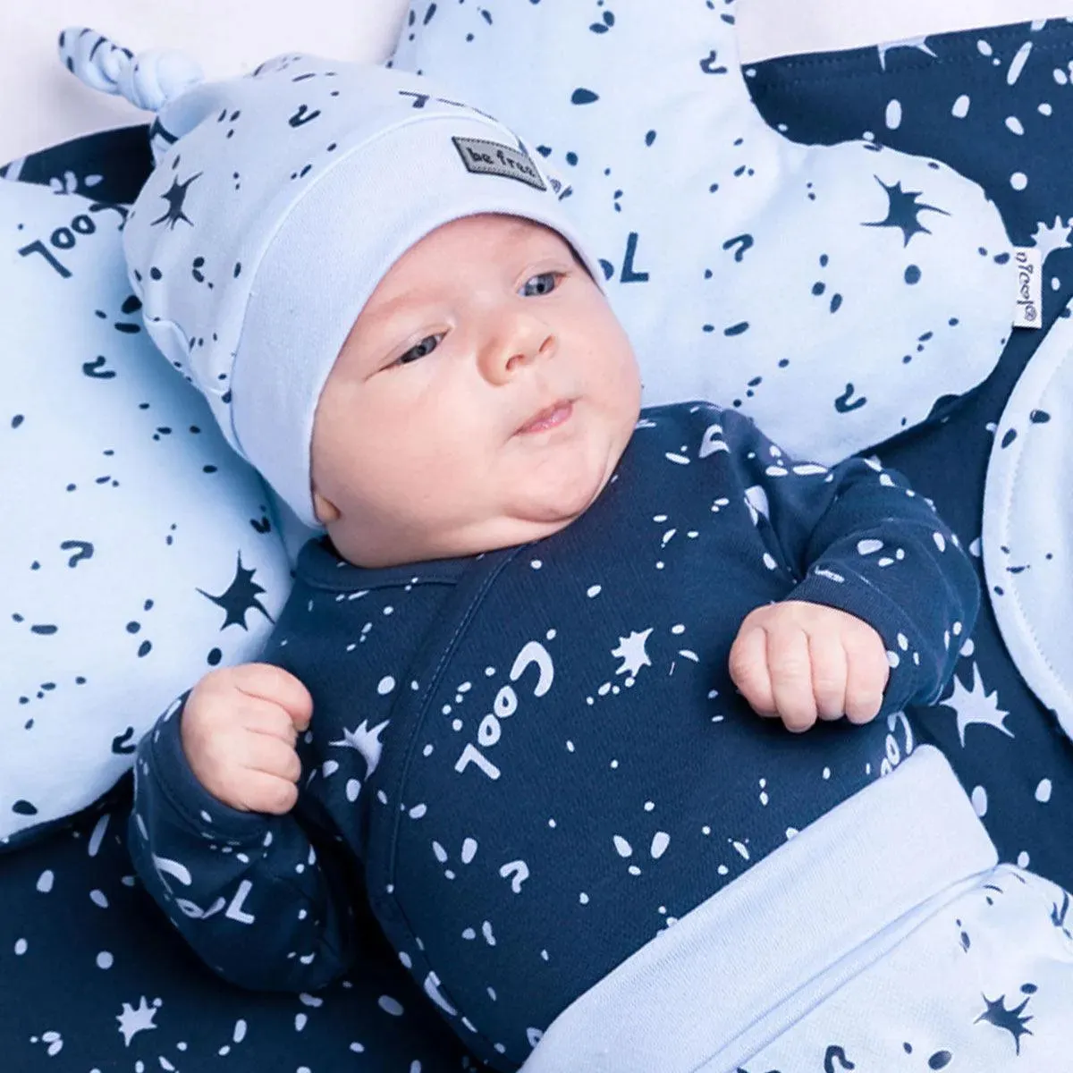 Bamar Nicol Envelope long sleeve bodysuit boy navy blue MAX