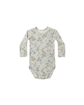 Bamboo Long Sleeve Bodysuit - Winter Garden