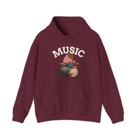 Band Bear Beats Drummer Hoodie