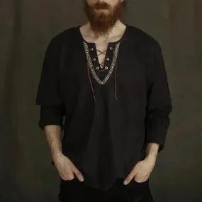 Black Viking Tunic