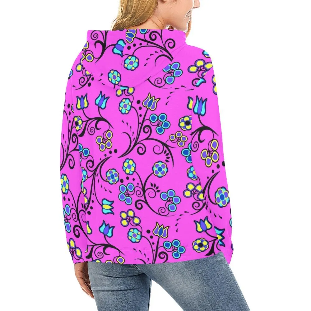 Blue Trio Bubblegum Hoodie for Women (USA Size)