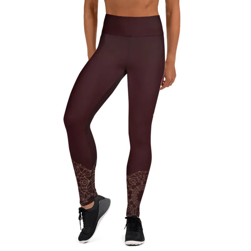 Bodhi High Waist Womens Yoga Leggings