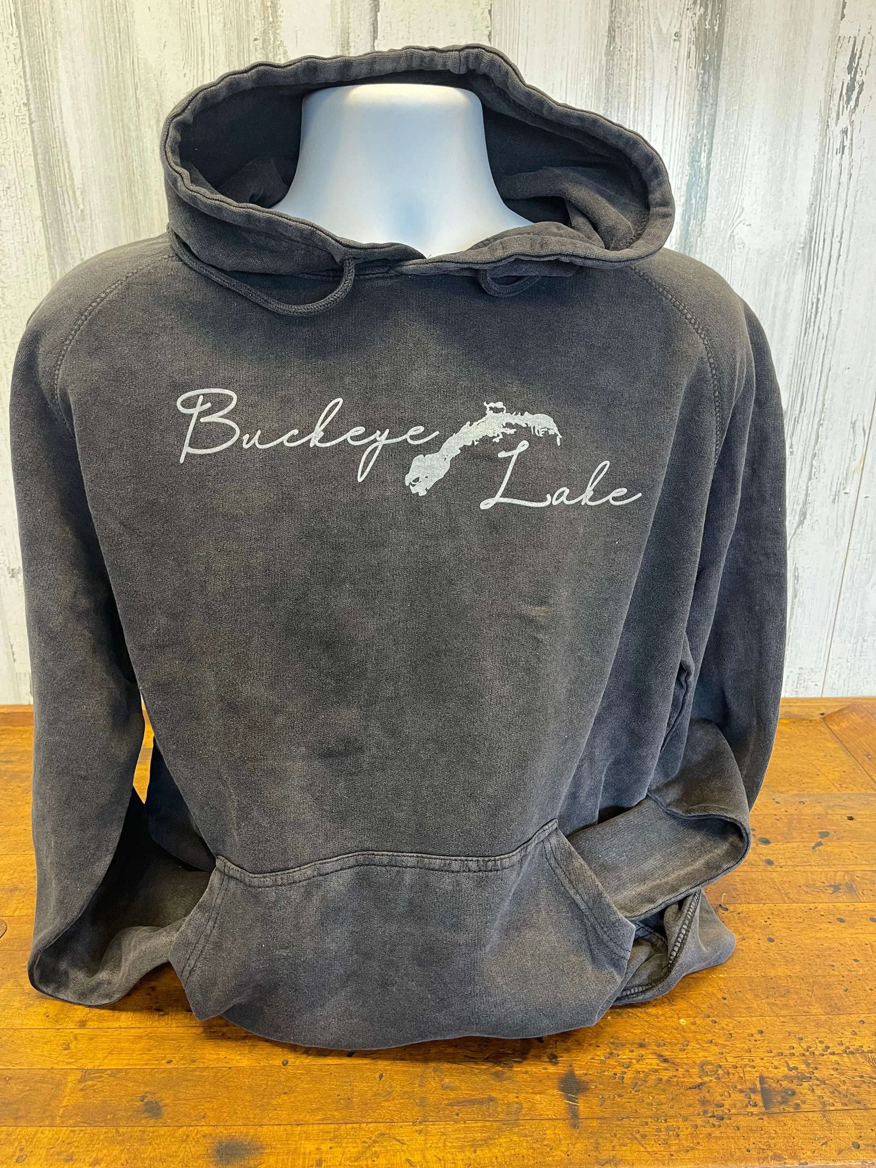 Buckeye Lake Shape Hoodie