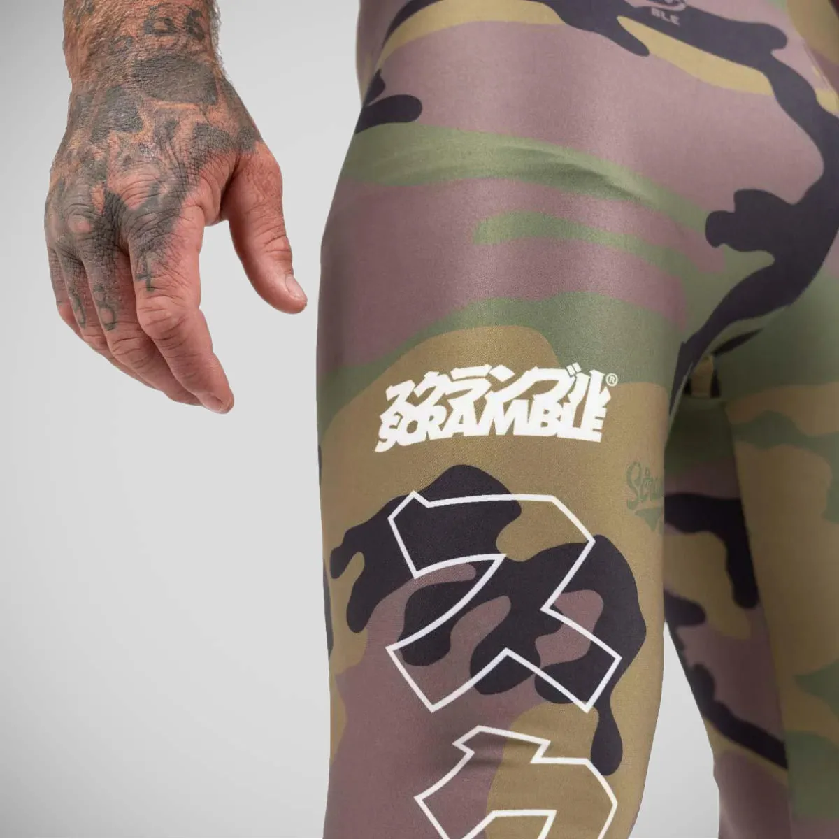 Camo Scramble BASE Woodland Spats