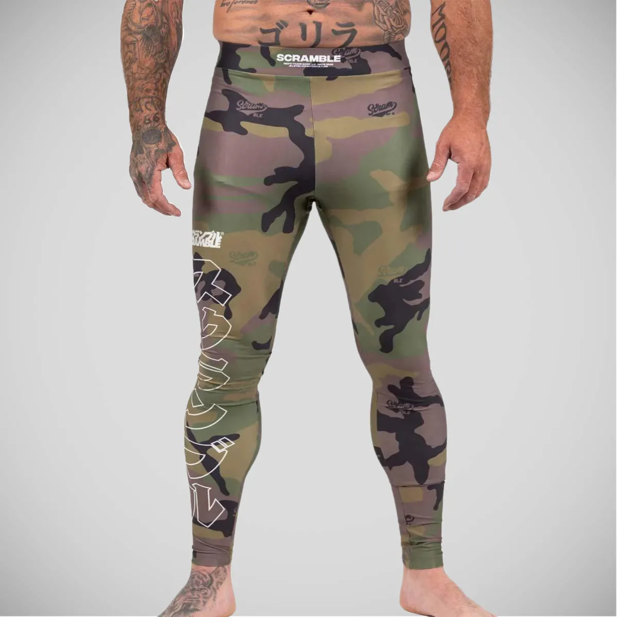 Camo Scramble BASE Woodland Spats
