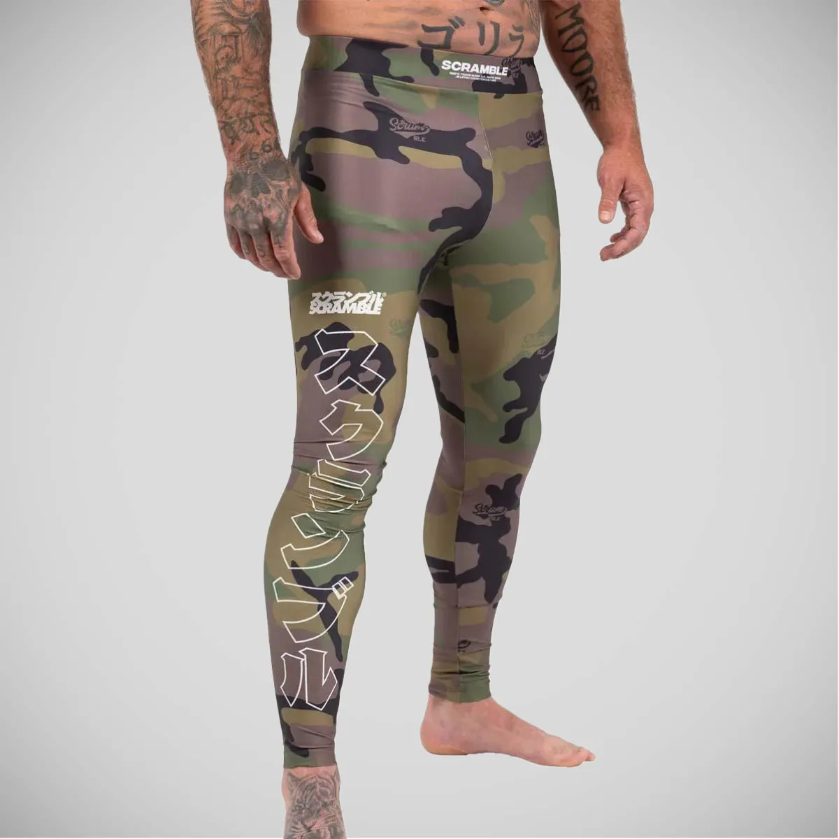 Camo Scramble BASE Woodland Spats