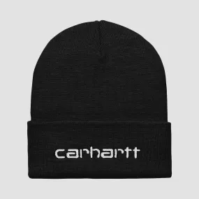Carhartt WIP Script Beanie Black/White
