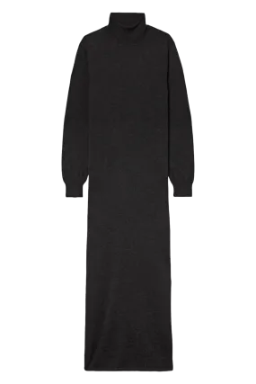 Cashmere and Silk-blend Turtleneck Midi Dress