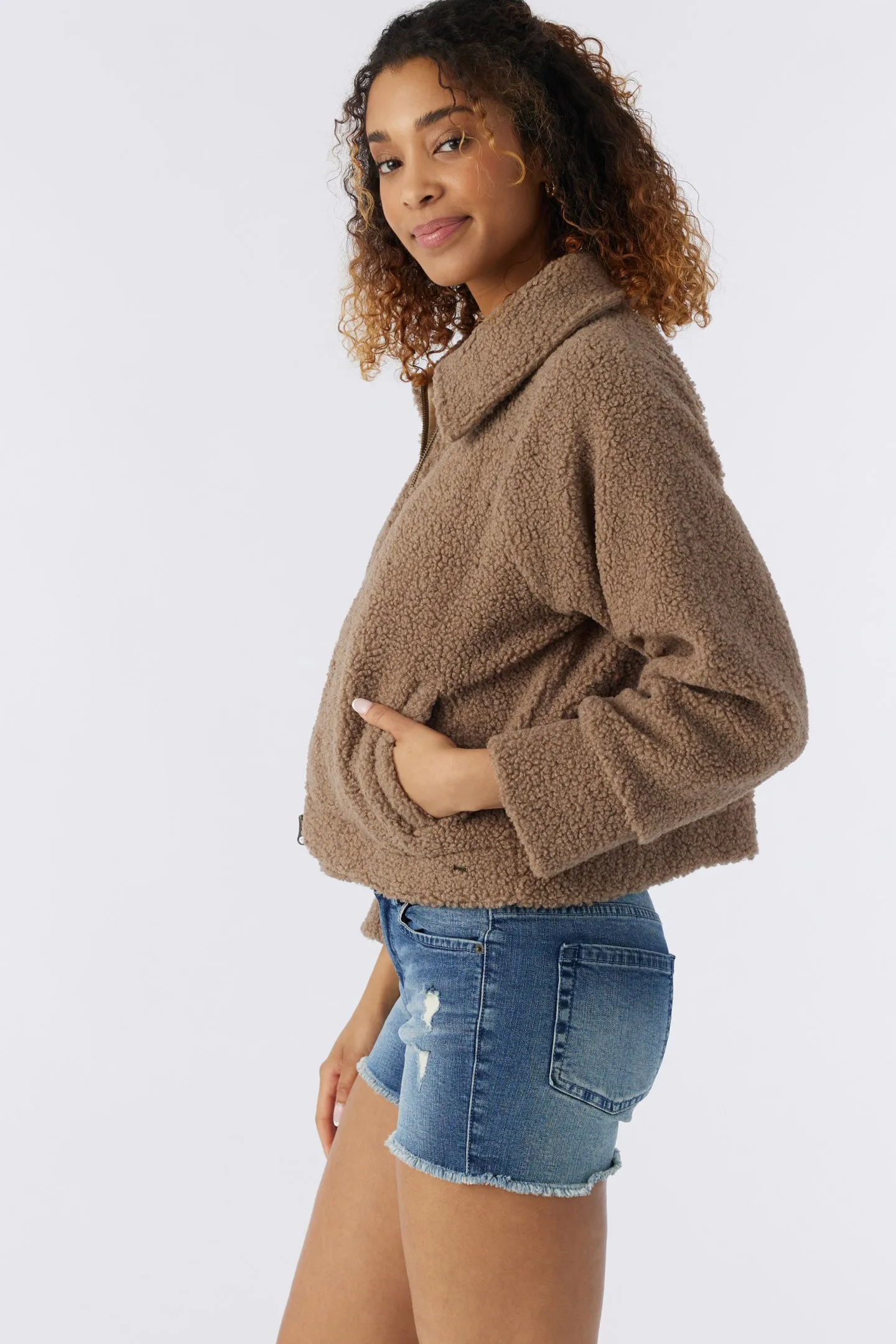 CATARINA PILE FLEECE JACKET