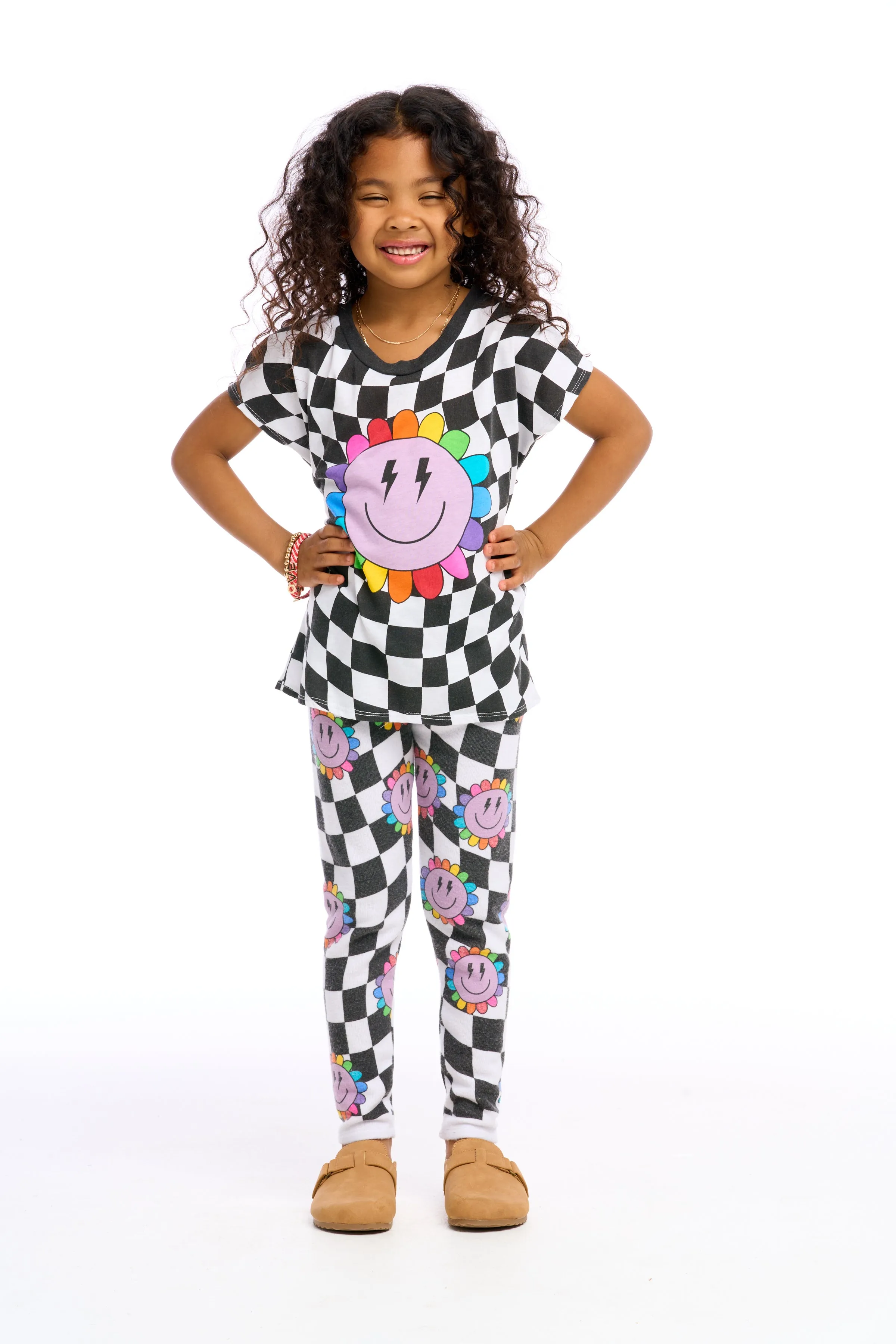 Chaser Checkered Daisy S/S Tee