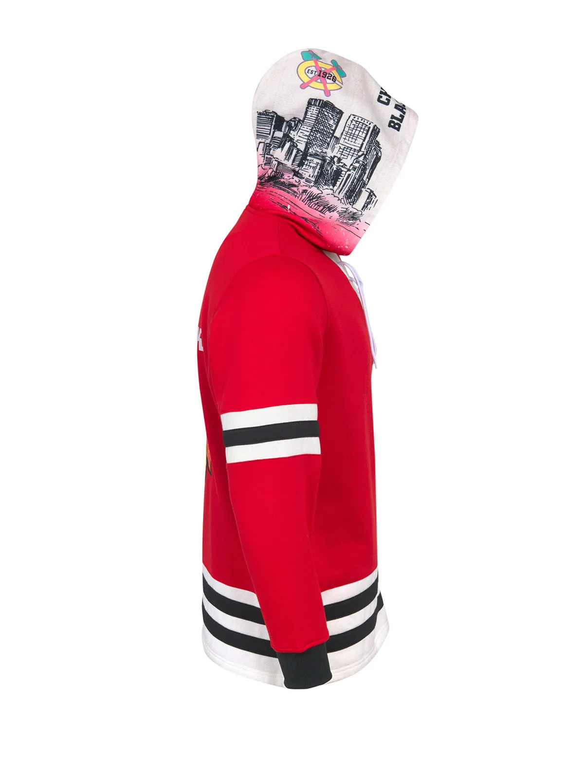 Chicago Blackhawks Lace-Up Hoodie