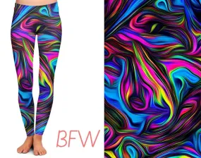 Color Arousal w/pockets capri and leggings