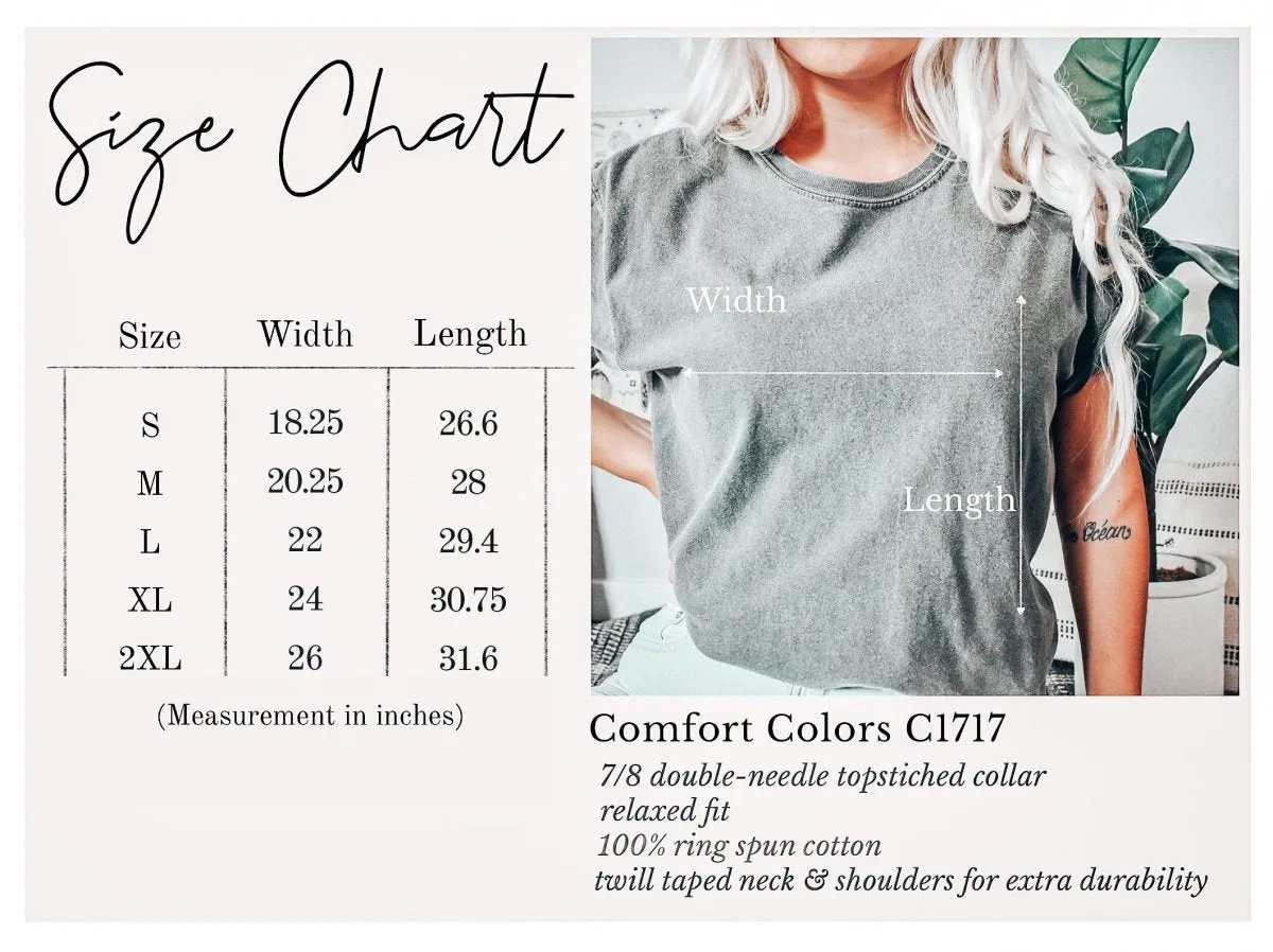 Colorful Football Helmets Comfort Color Tee