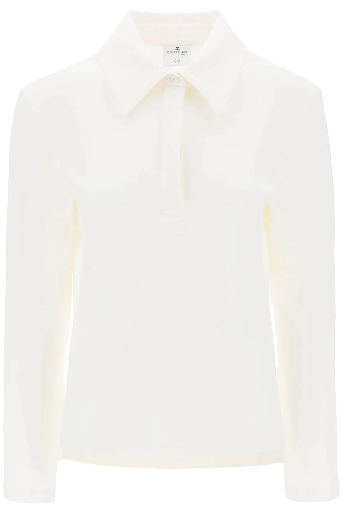 COURREGÈS Stylish 24SS Women's Tunic Top in White