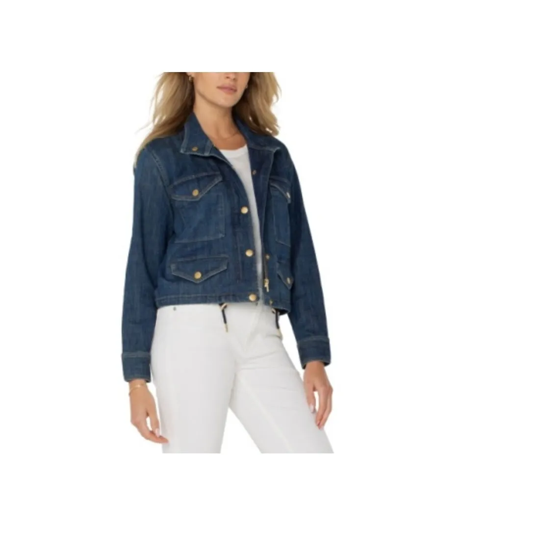 Cropped Cargo Jacket
