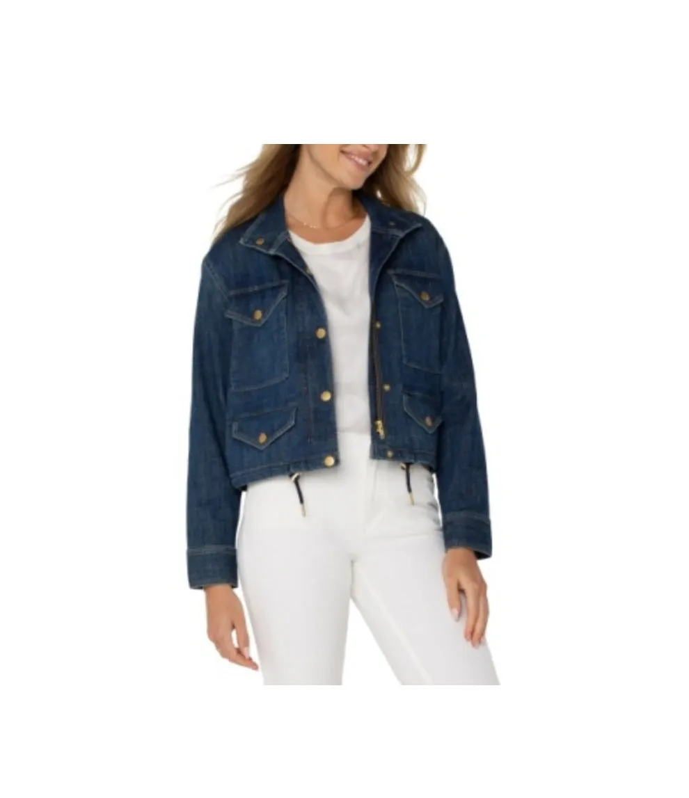 Cropped Cargo Jacket