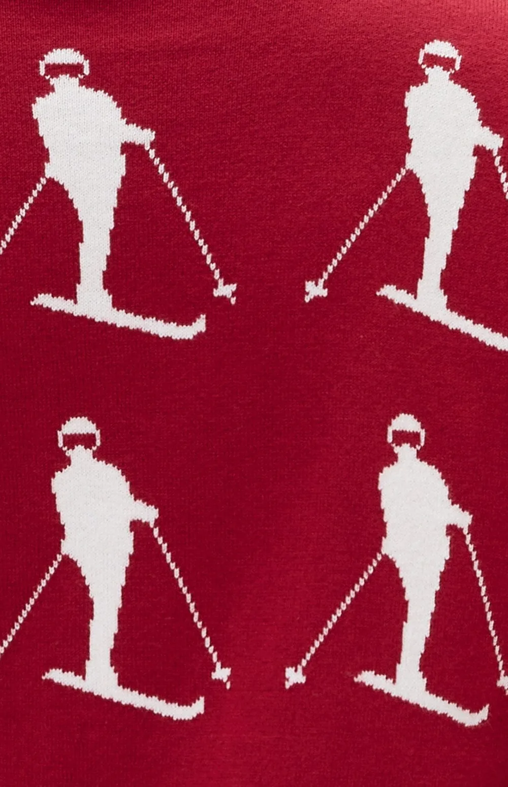 Dani Vintage Sweater | Deep Red