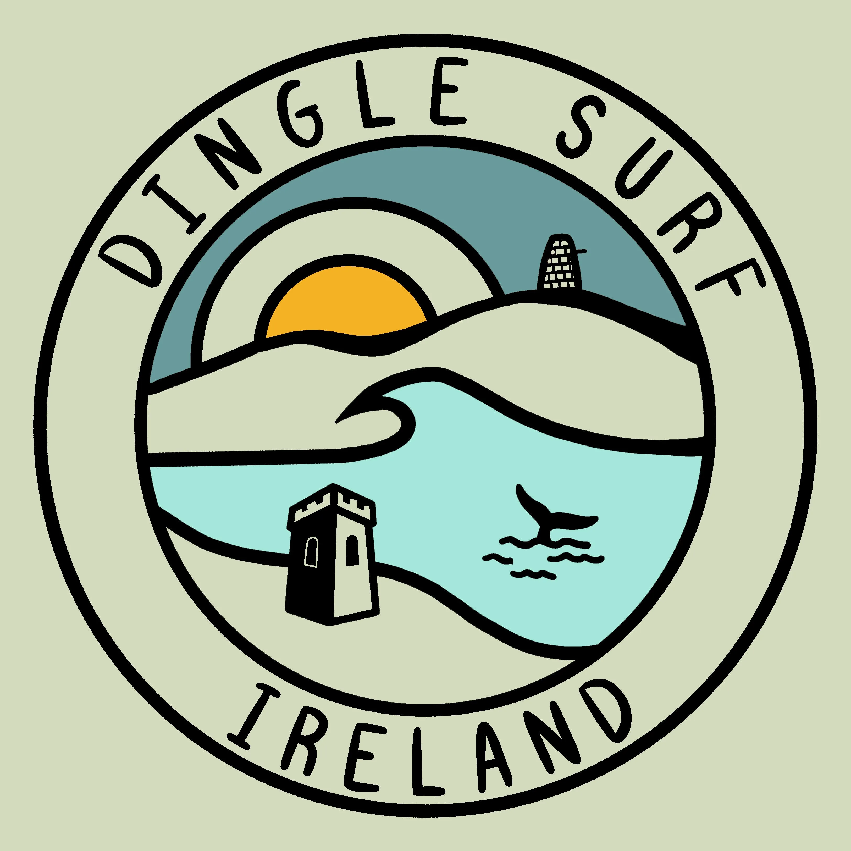 Dingle Surf Bay Hoodie