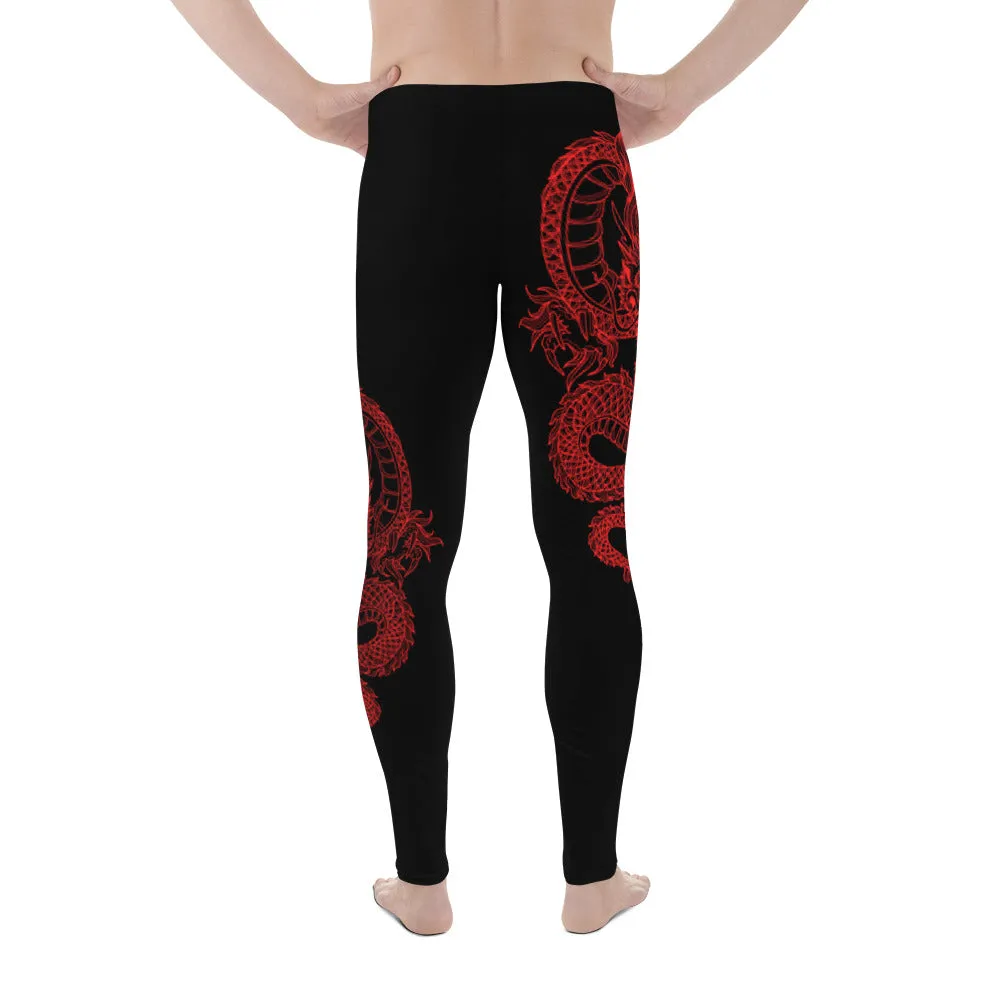 Double Red Dragon Men's Leggings