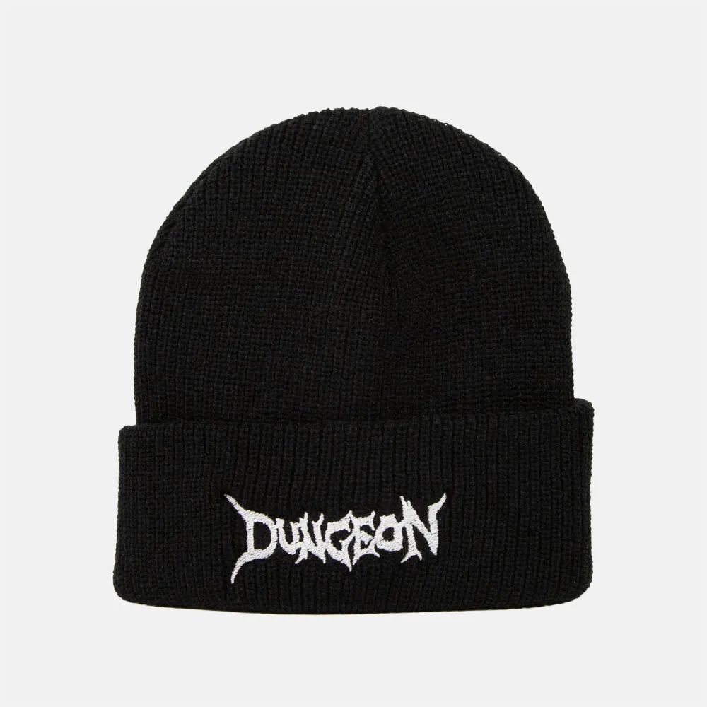 Dungeon - Logo Beanie - Black / Glow In The Dark