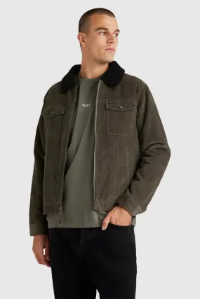 Easy Trucker Sherpa Jacket Olive