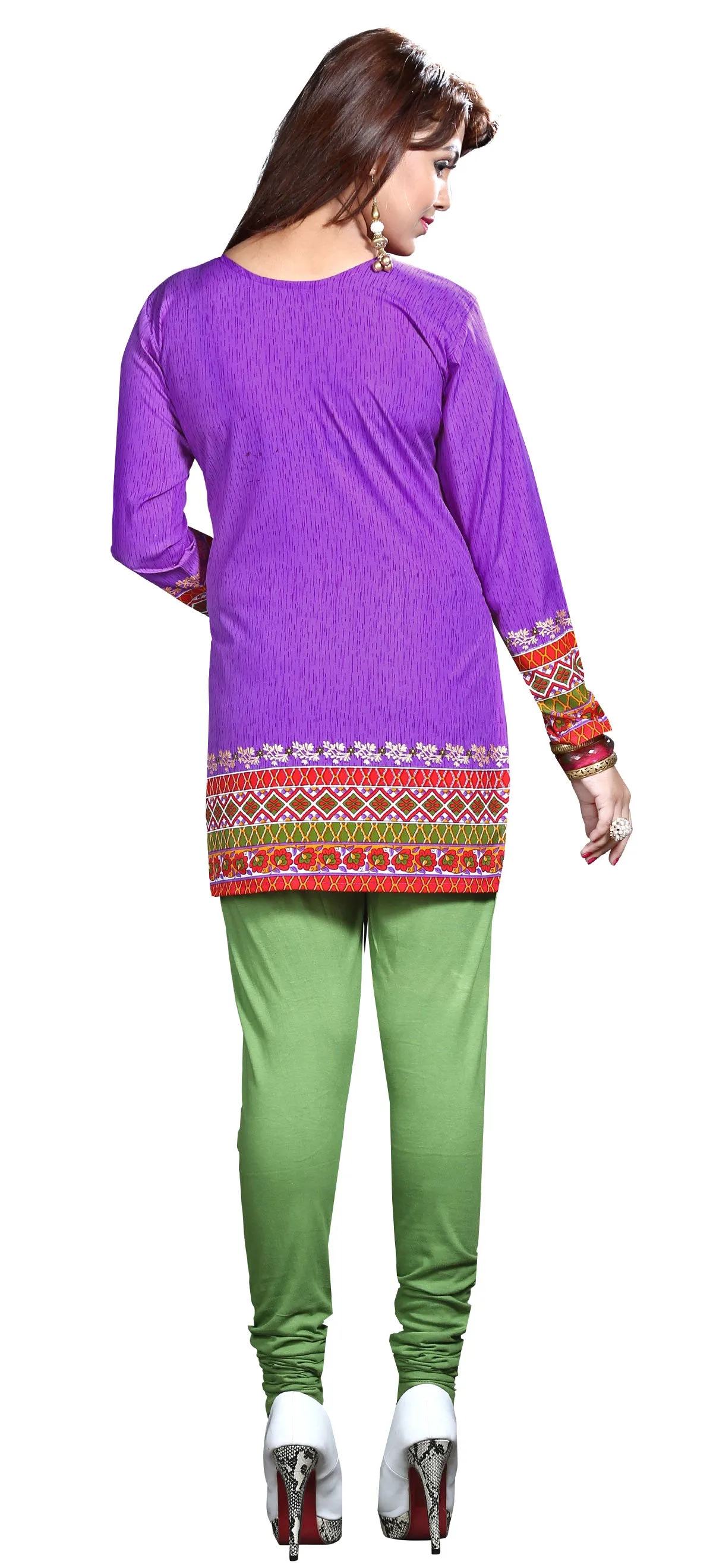 Elegant Purple India Kurtis – Stylish Short Kurti for Women