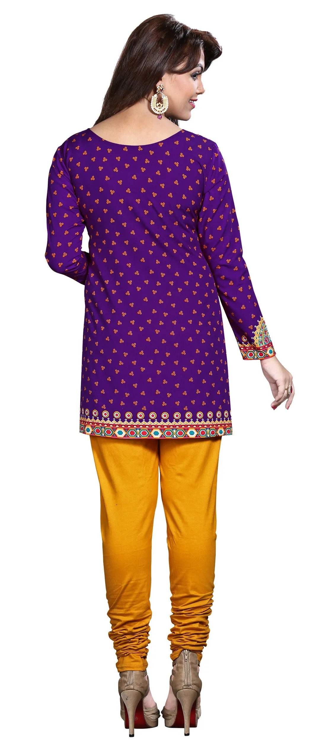 Elegant Purple Short Kurti for Women – Stylish Indian Kurti