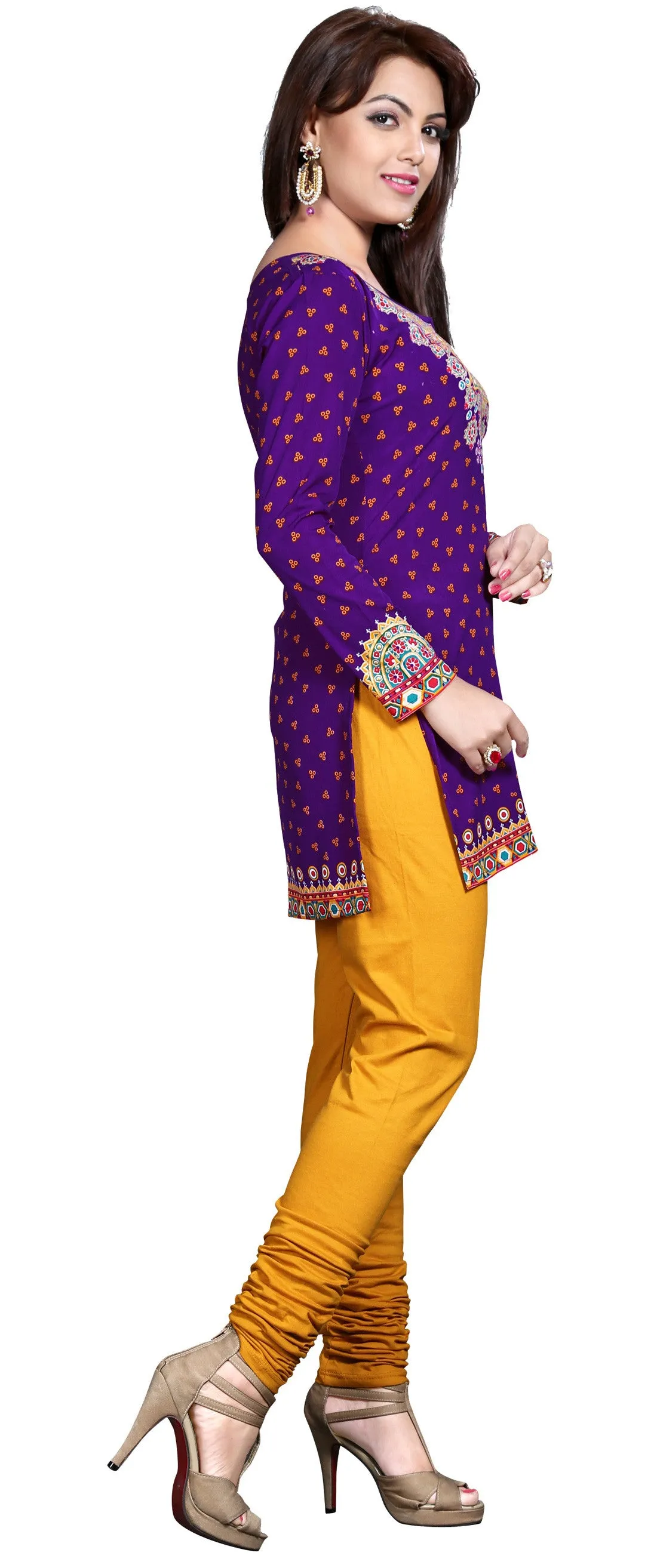 Elegant Purple Short Kurti for Women – Stylish Indian Kurti