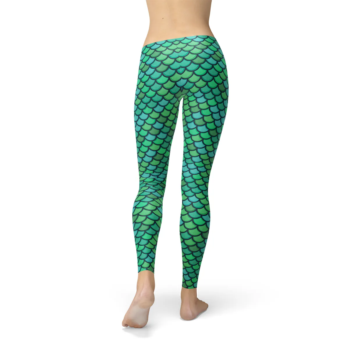 Enchanted Mermaid Forest Performance Leggings