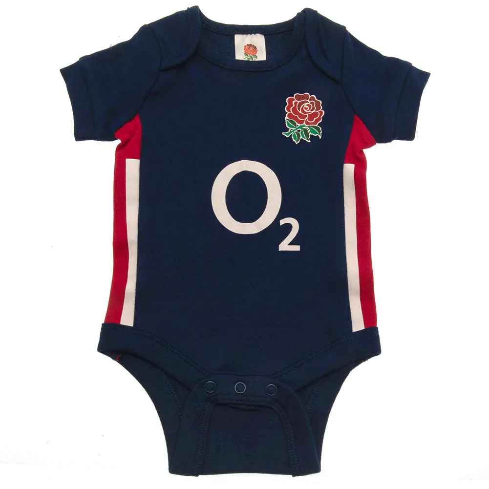 England RFU 2 Pack Bodysuit for 12-18 Months