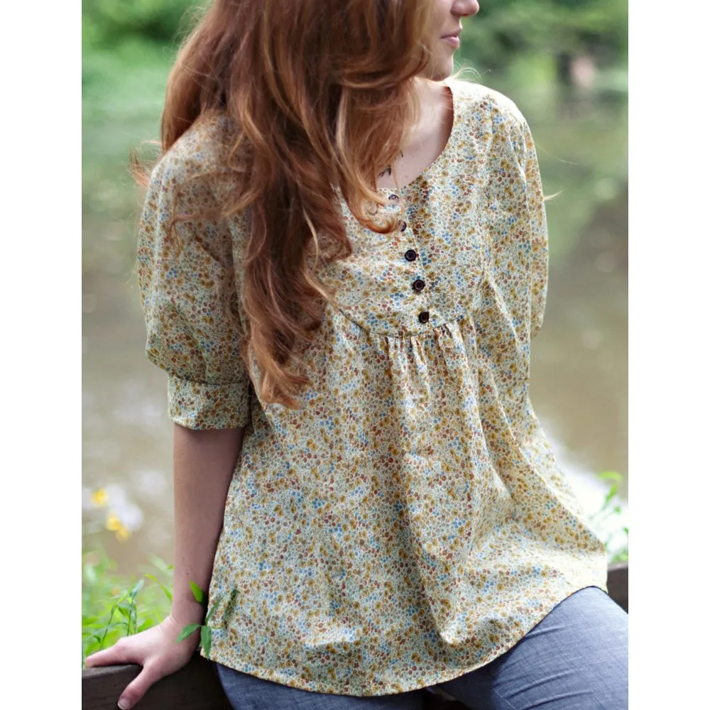 Esme Top Pattern, Sew Liberated