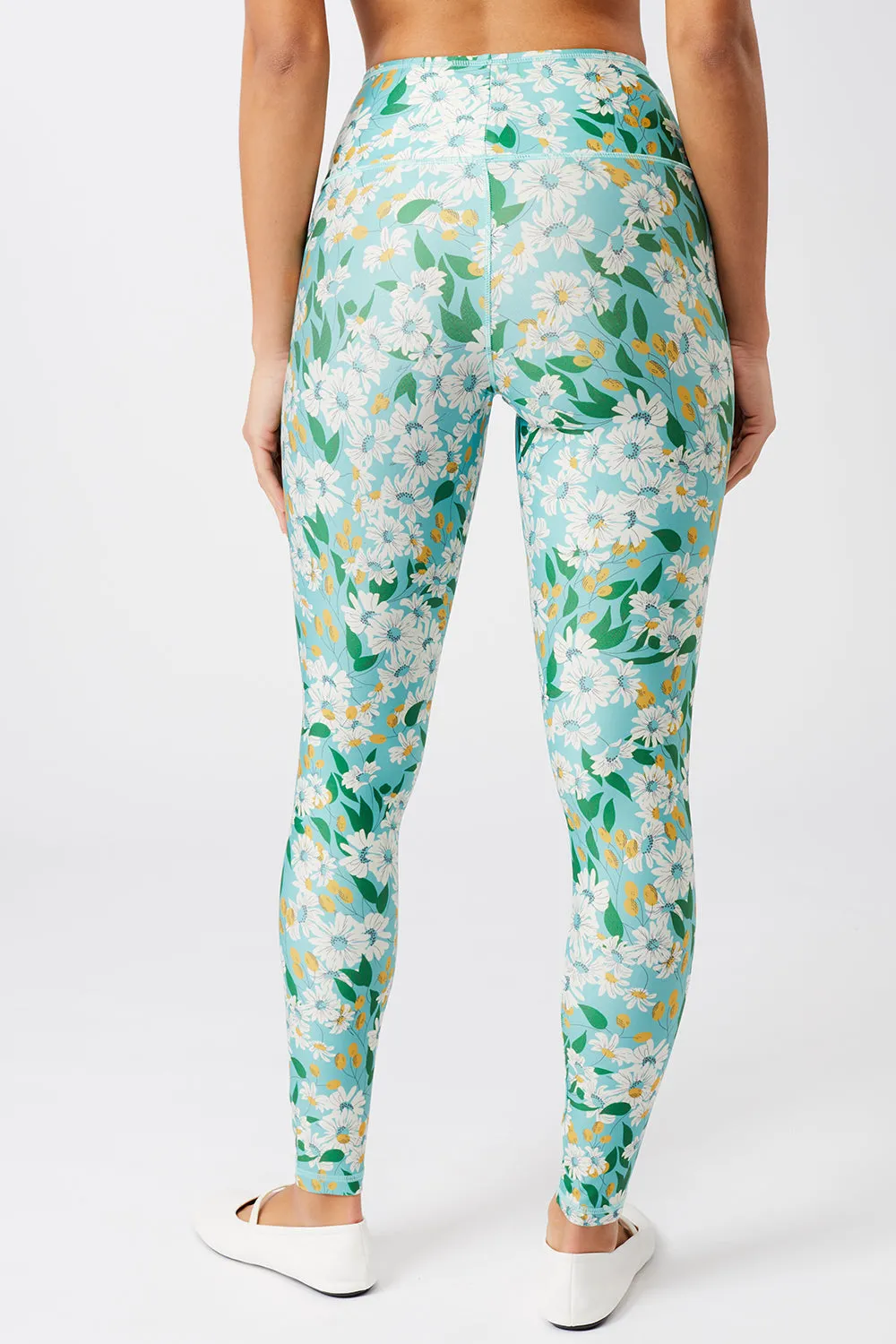 Fancy Leggings Print Tea Garden