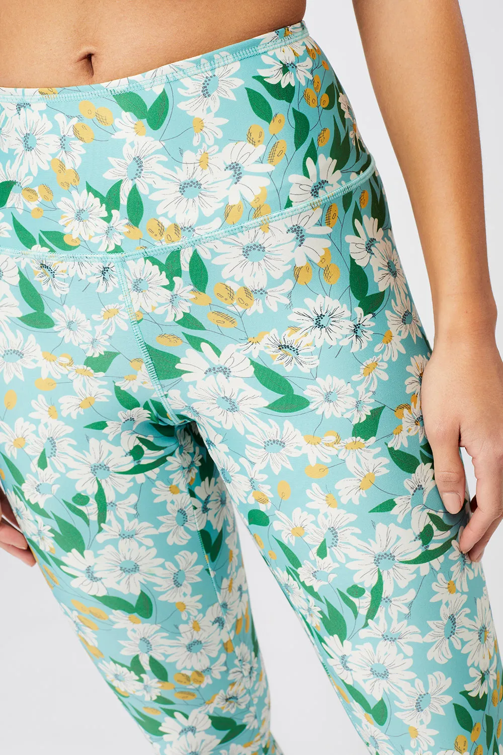 Fancy Leggings Print Tea Garden