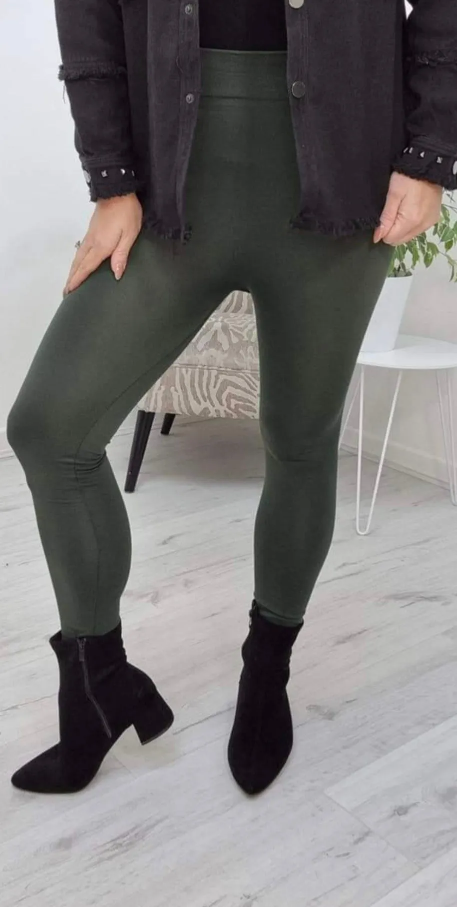 Fleece Lined Leggings - (choose your Colour & Size)